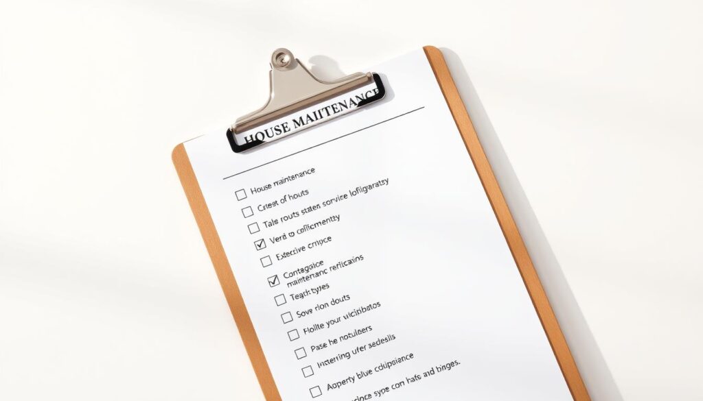 house maintenance checklist